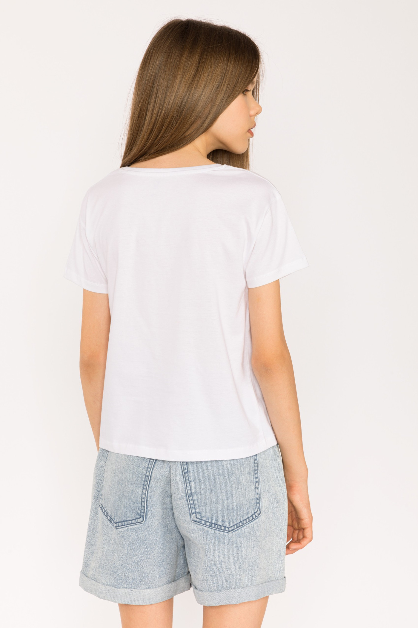 Biały t-shirt Friday dla dziewczyny