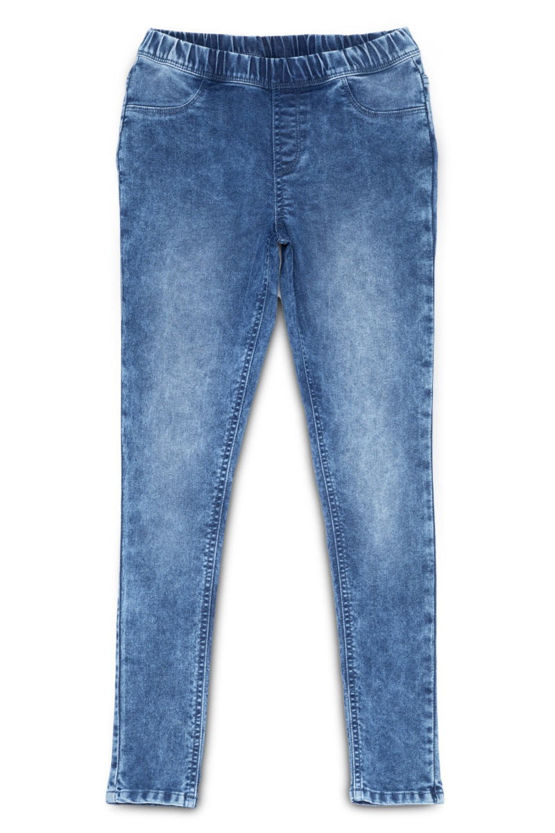 Granatowe jegginsy dla dziewczyny