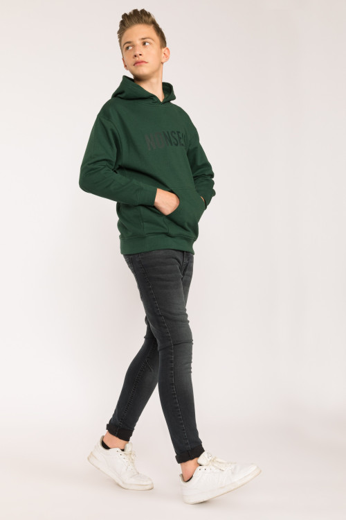 Jeansowe, granatowe spodnie dla chłopaka SLIM