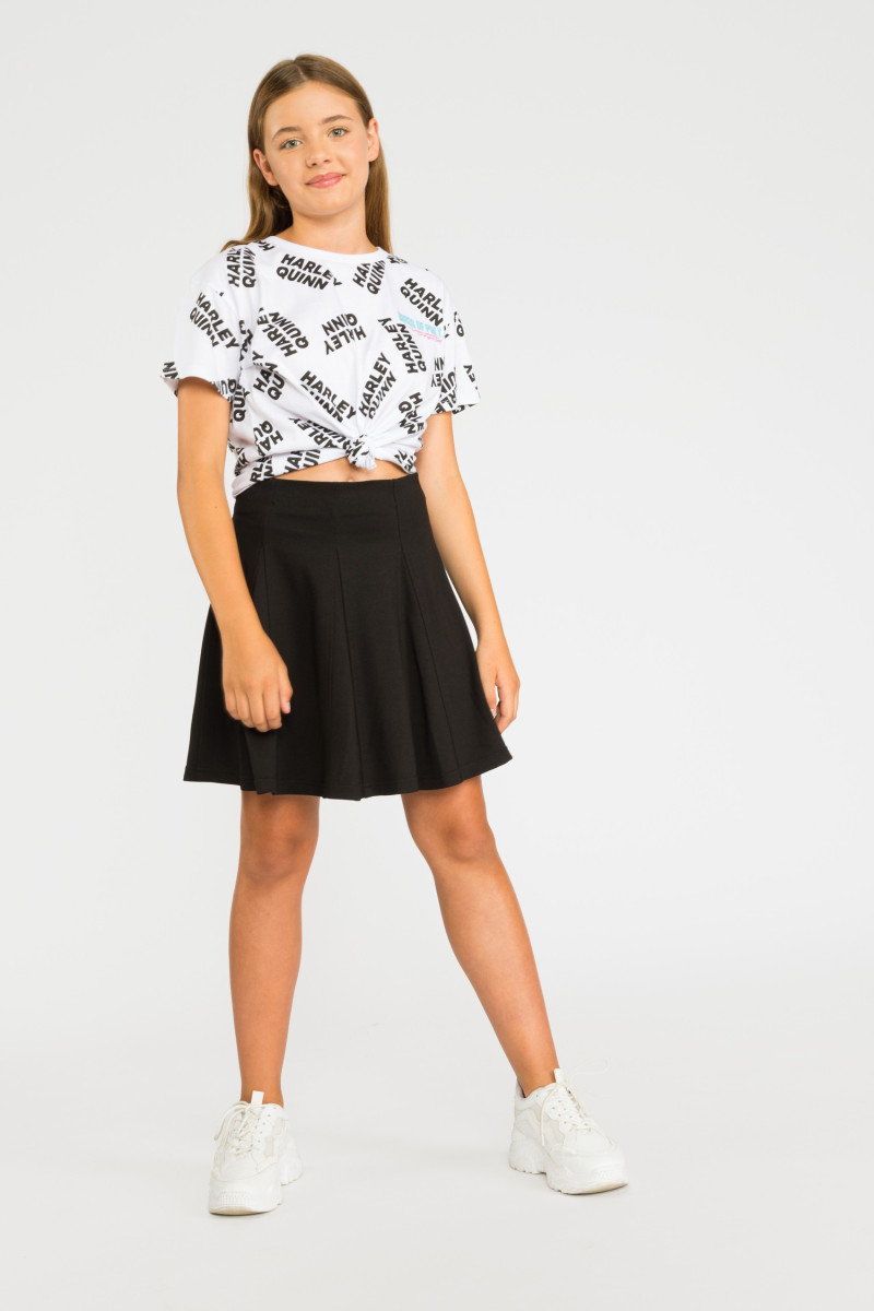 Biały t-shirt dla dziewczyny HARLEY QUINN, biały