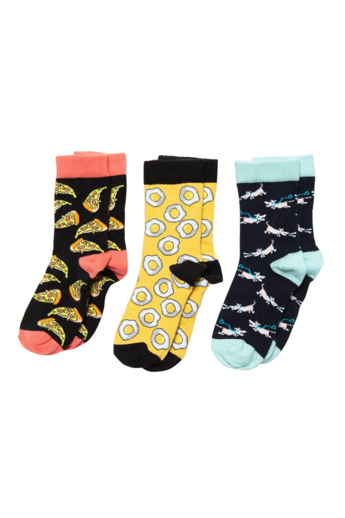 Zestaw skarpet dla dziewczyny FOOD 3-pak