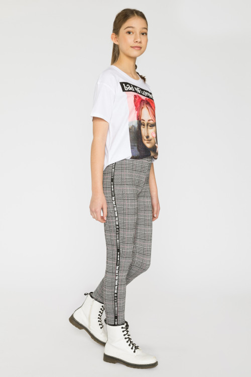 Legginsy w kratę dla dziewczyny | Reporter 