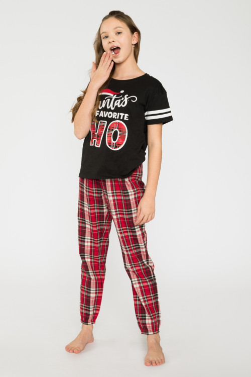 Świąteczna piżama dla dziewczyny