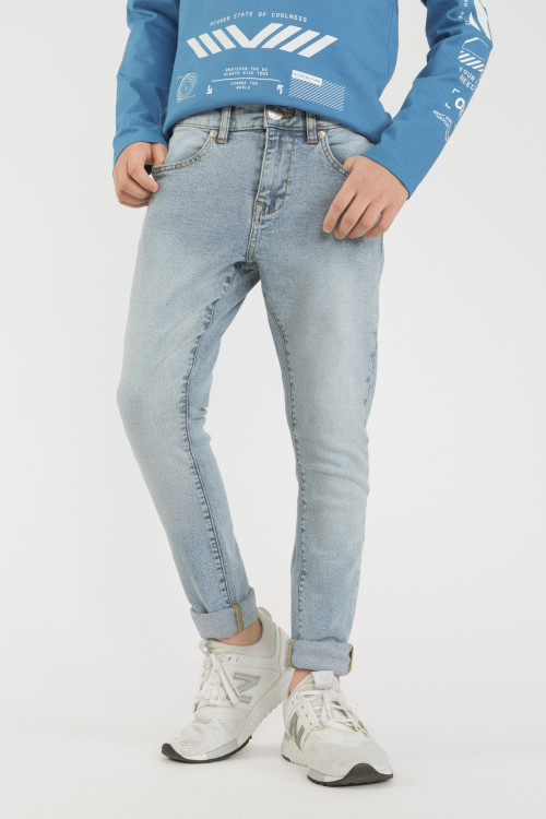 Niebieskie Jeansowe spodnie dla chłopaka SLIM