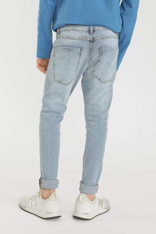 Niebieskie Jeansowe spodnie dla chłopaka SLIM