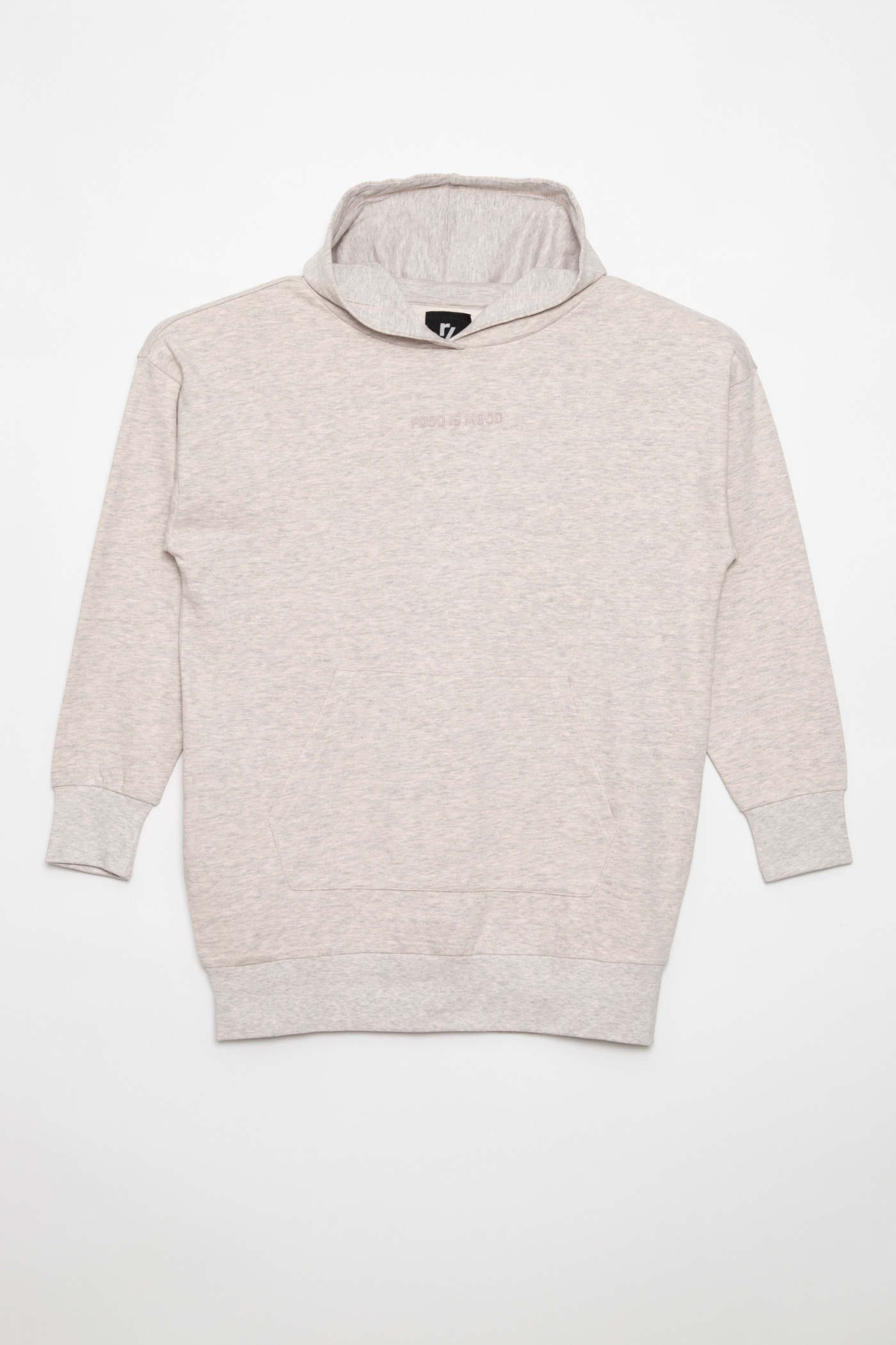 Pudrowo-różowa sukienka z kapturem dla dziewczyny