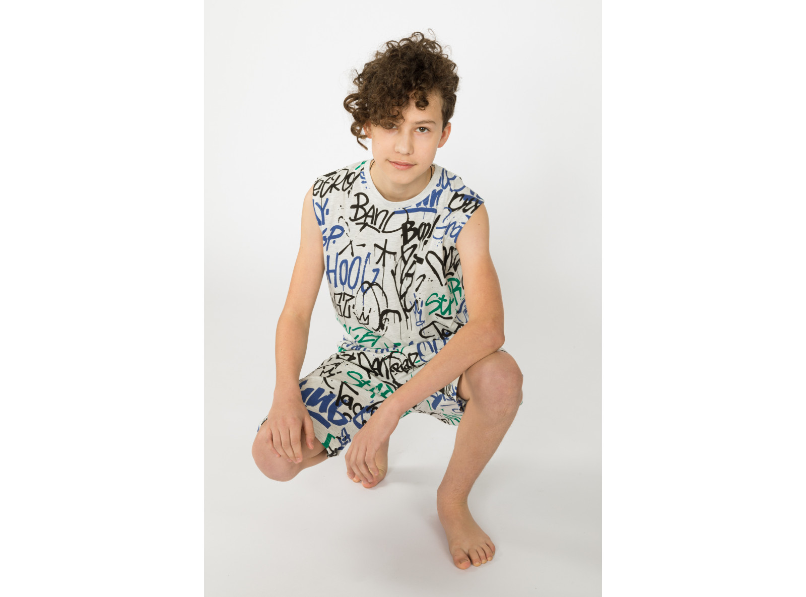 Dwuczęściowa piżama dla chłopaka GRAFFITI