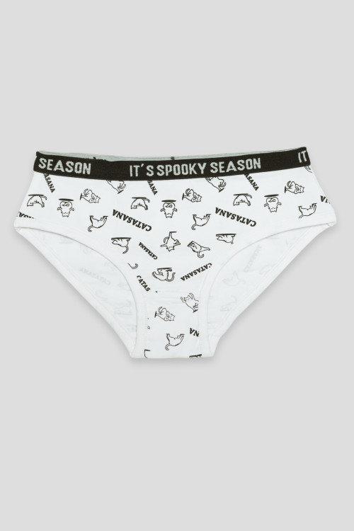 Bawełniane majtki  dla dziewczyny IT'S SPOOKY SEASON 3-pak