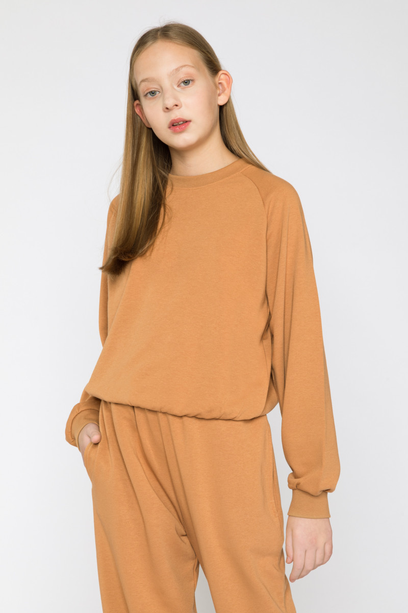 Brązowa bluza dresowa