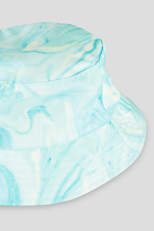Niebieski kapelusz typu bucket hat TIE DYE