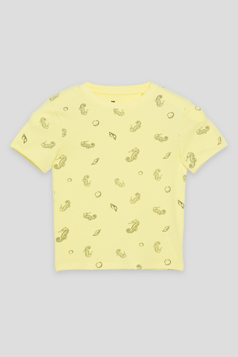 Żółty t-shirt SEAHORSE