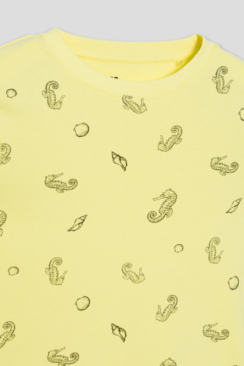 Żółty t-shirt SEAHORSE