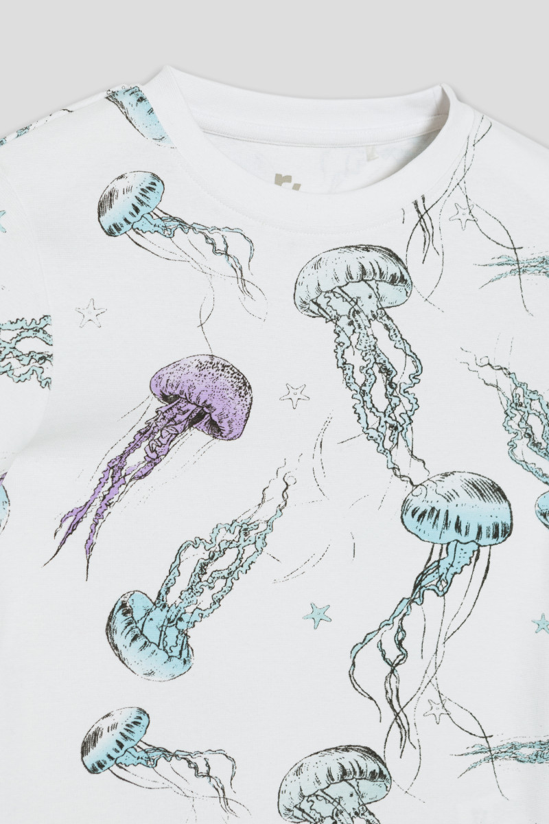 Biały t-shirt MEDUZA