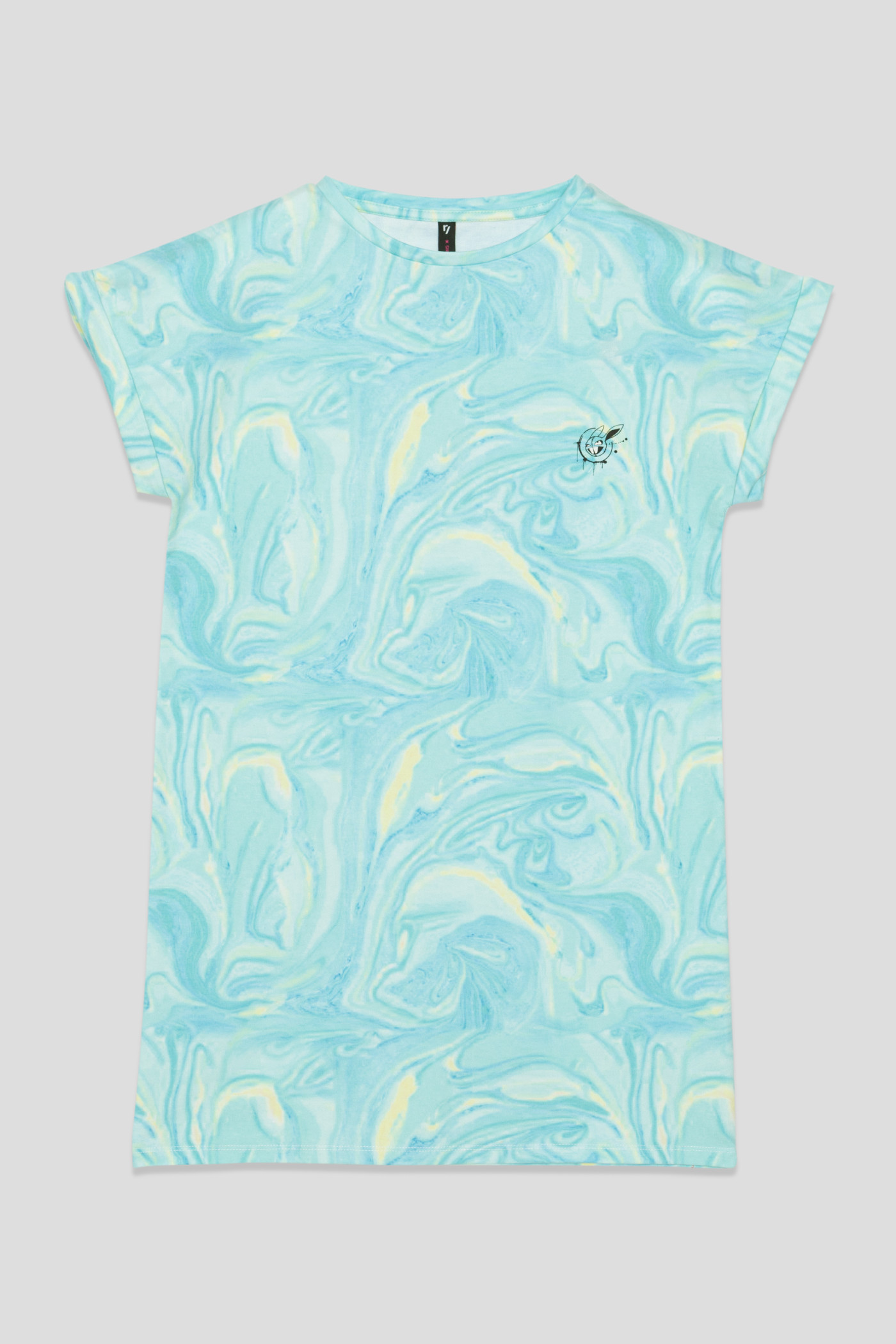 Niebieska sukienka tie dye DON’T GUESS THE GIRL’S MIND
