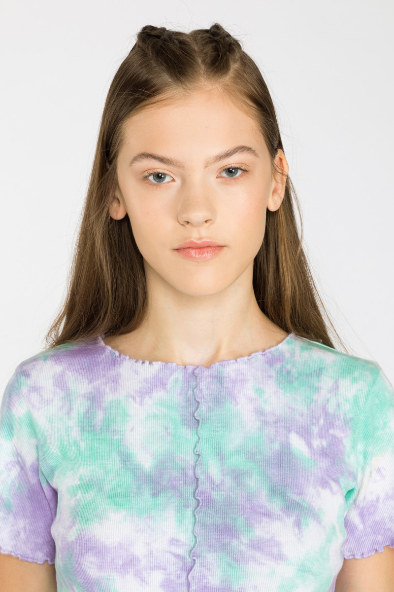 Sukienka TIE DYE z przeszyciami