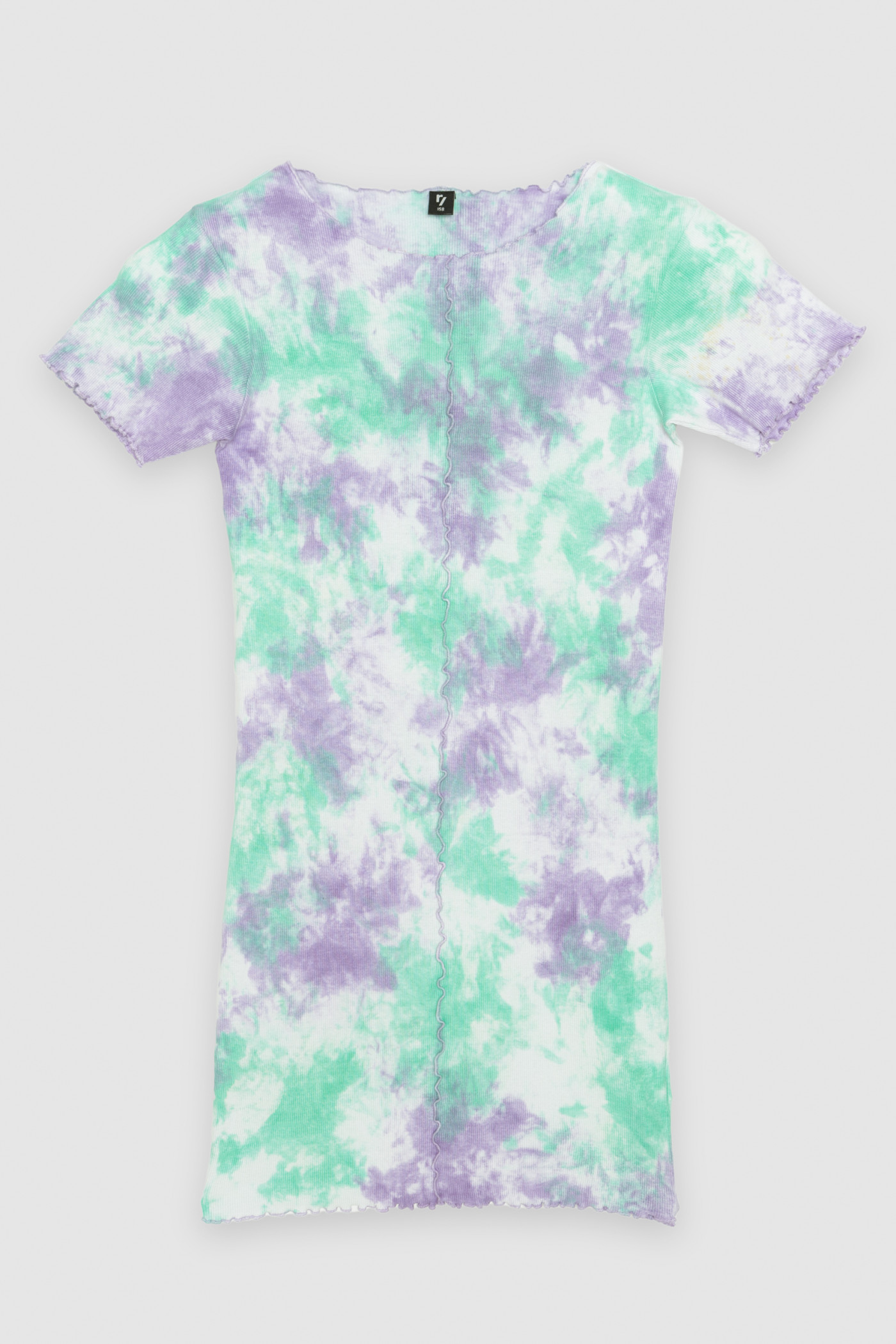 Sukienka TIE DYE z przeszyciami