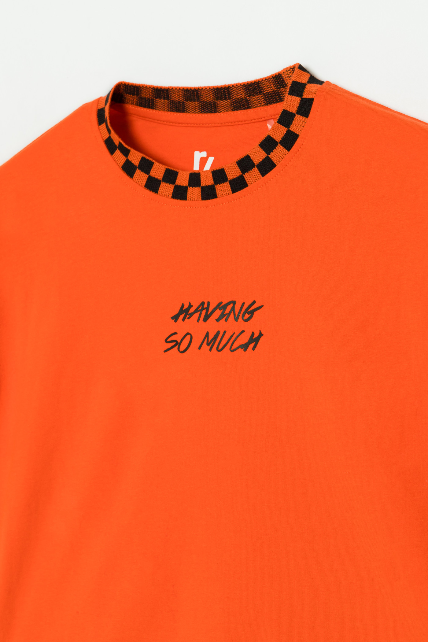 Czerwony t-shirt dziewczęcy HAVING SO MUCH | Reporter