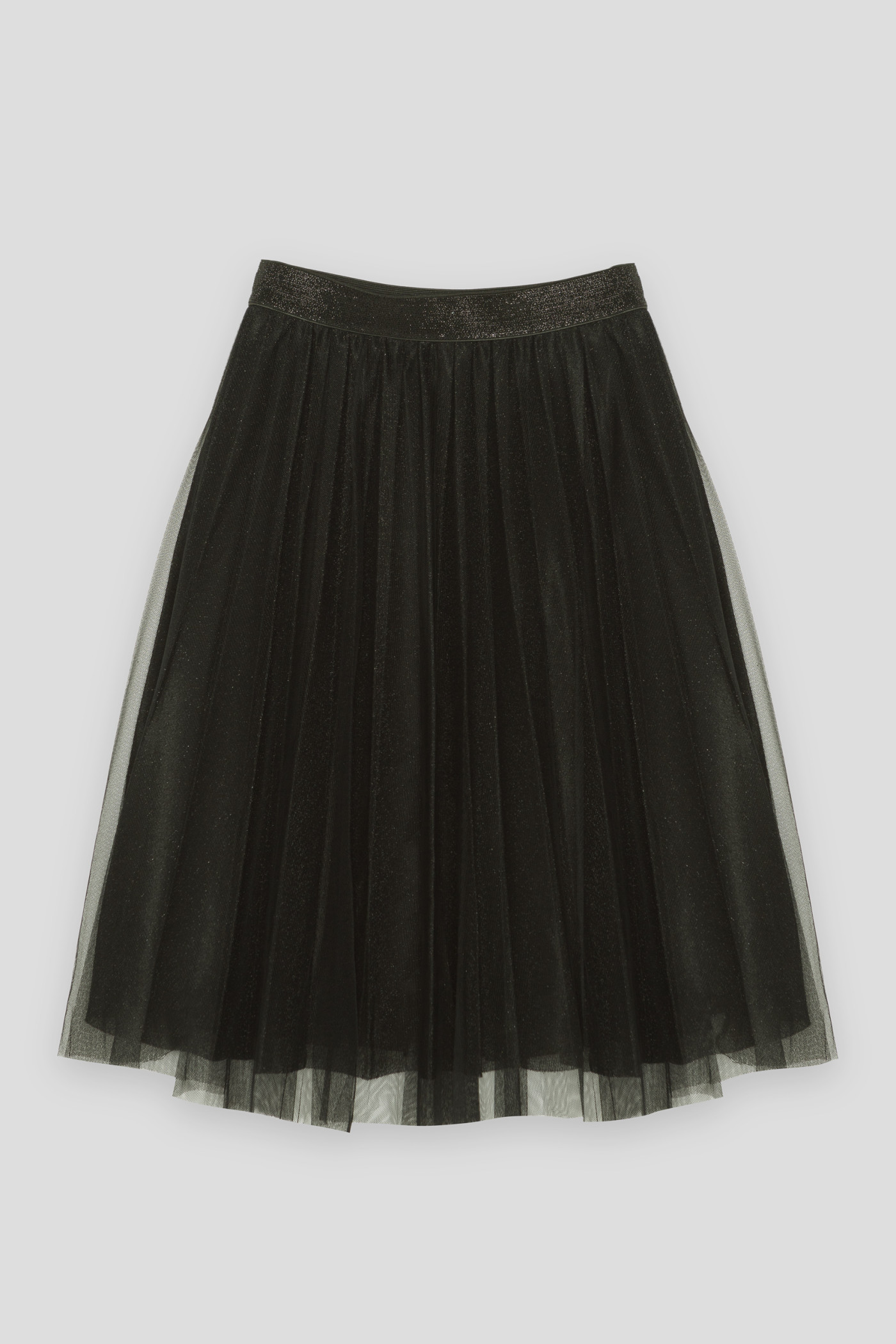 Czarna tiulowa spódnica na gumce