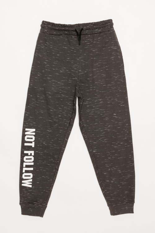 Szare spodnie dresowe chłopięce NOT FOLLOW | Reporter