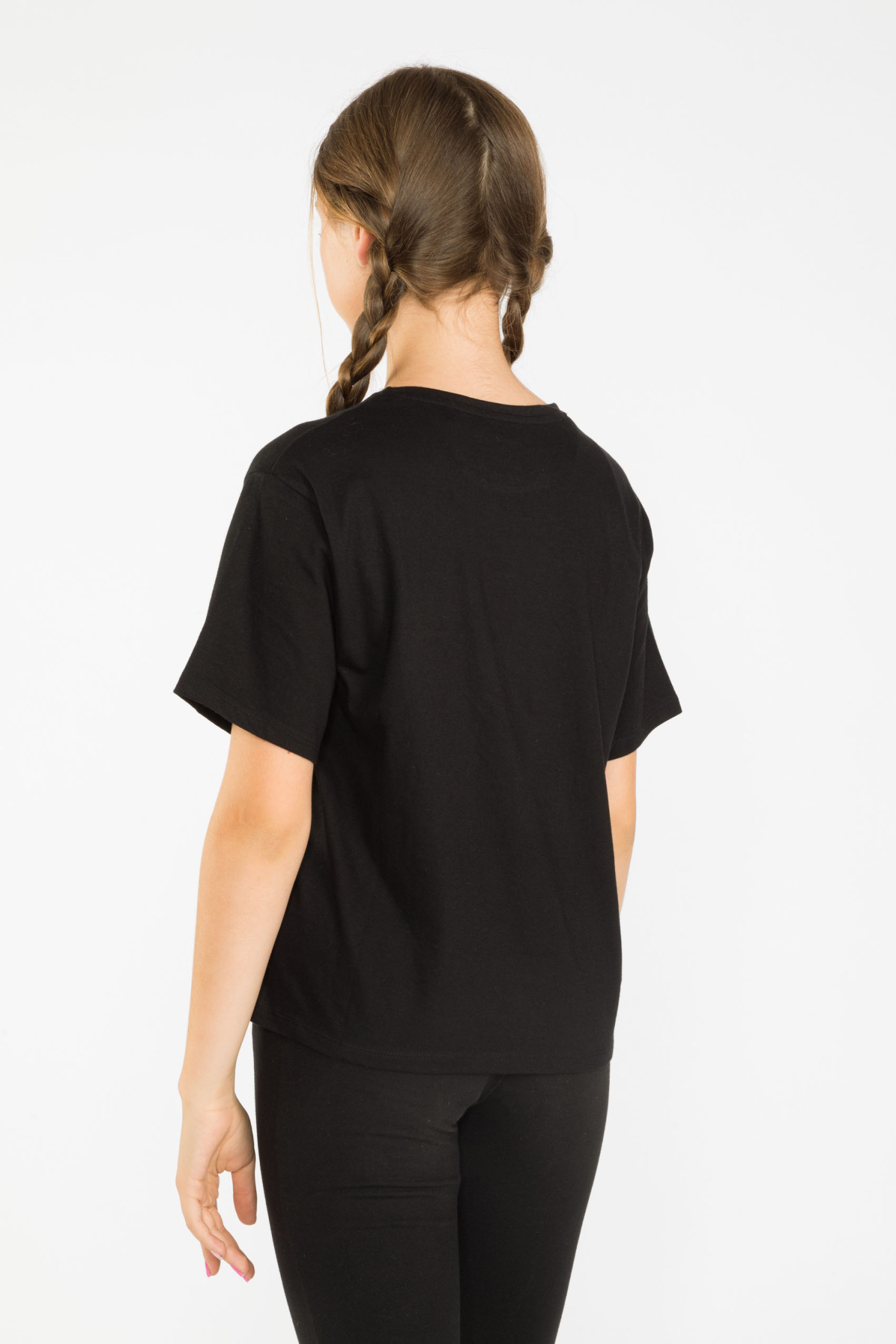 Czarny T-shirt z nadrukiem YOUR POWER