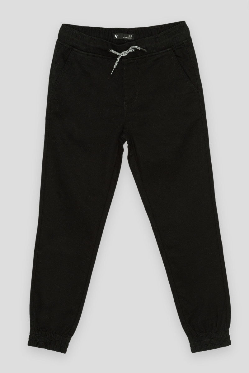Czarne spodnie typu jogger