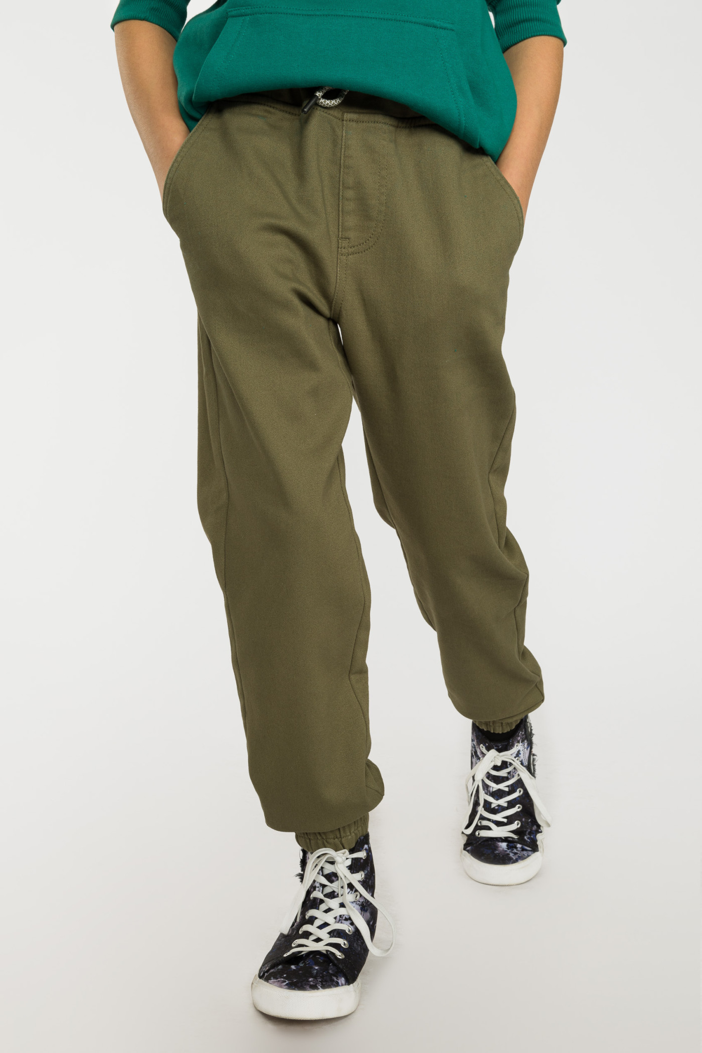 Spodnie typu jogger w kolorze khaki
