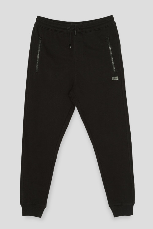 Czarne spodnie dresowe typu jogger