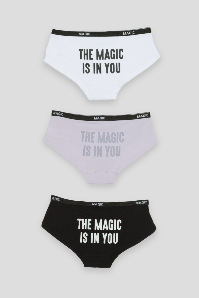 Bawełniane majtki MAGIC  3-PAK