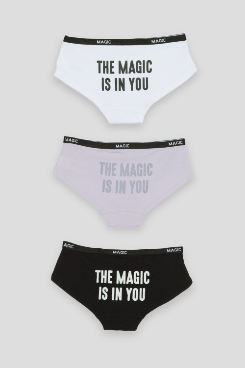 Bawełniane majtki MAGIC  3-PAK