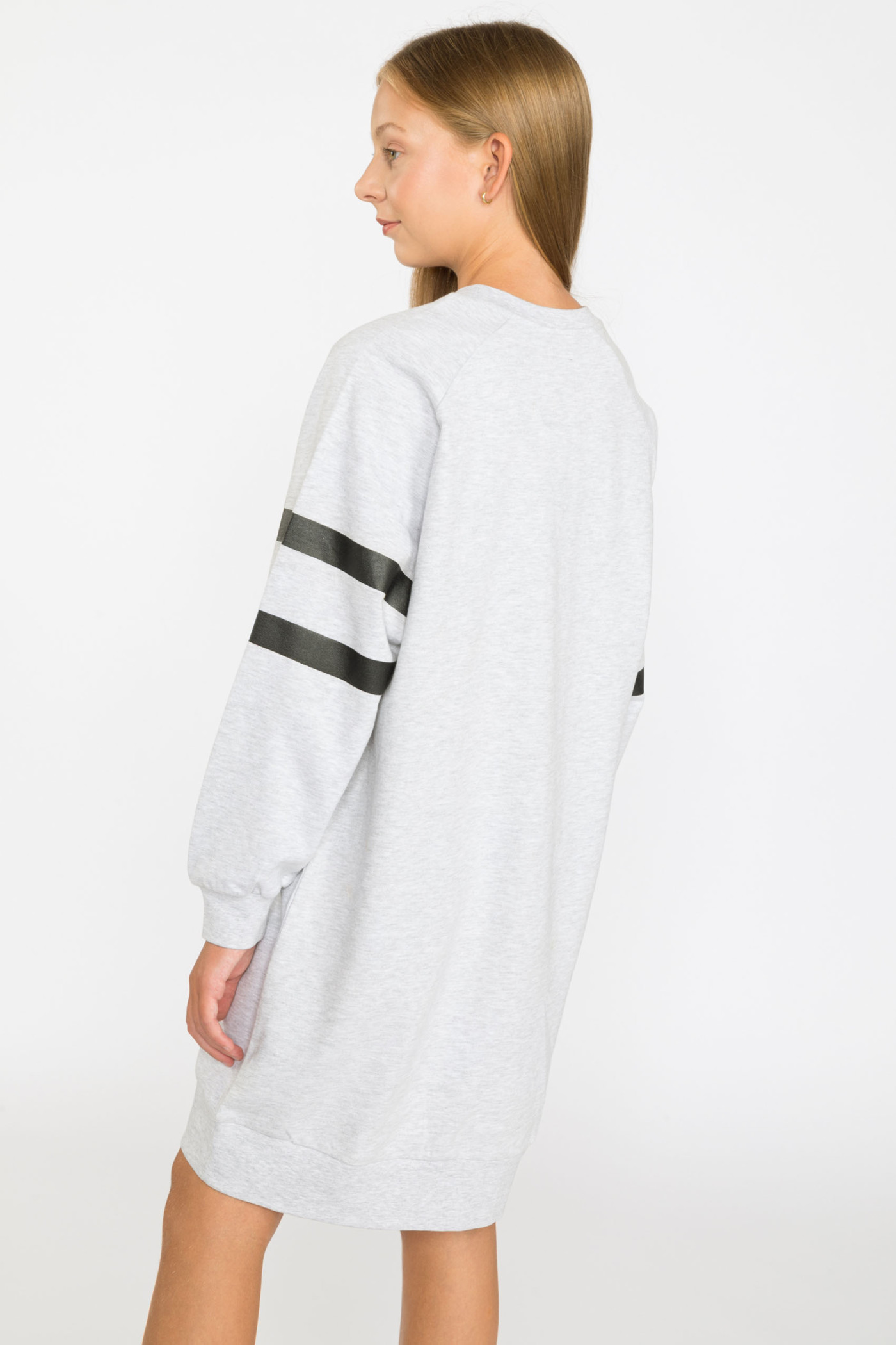 Szara bluzowa sukienka oversize ADVERSITY