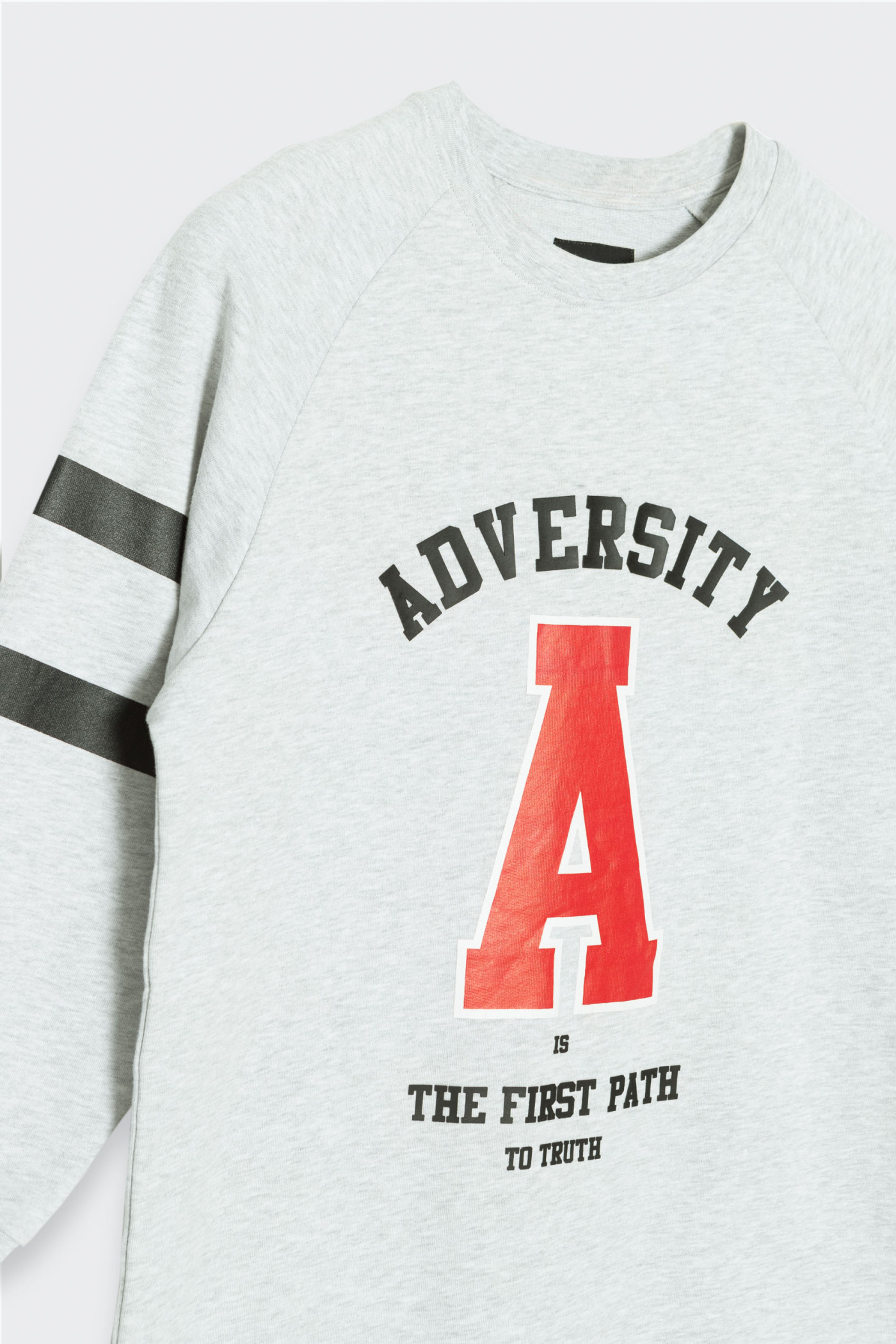 Szara bluzowa sukienka oversize ADVERSITY