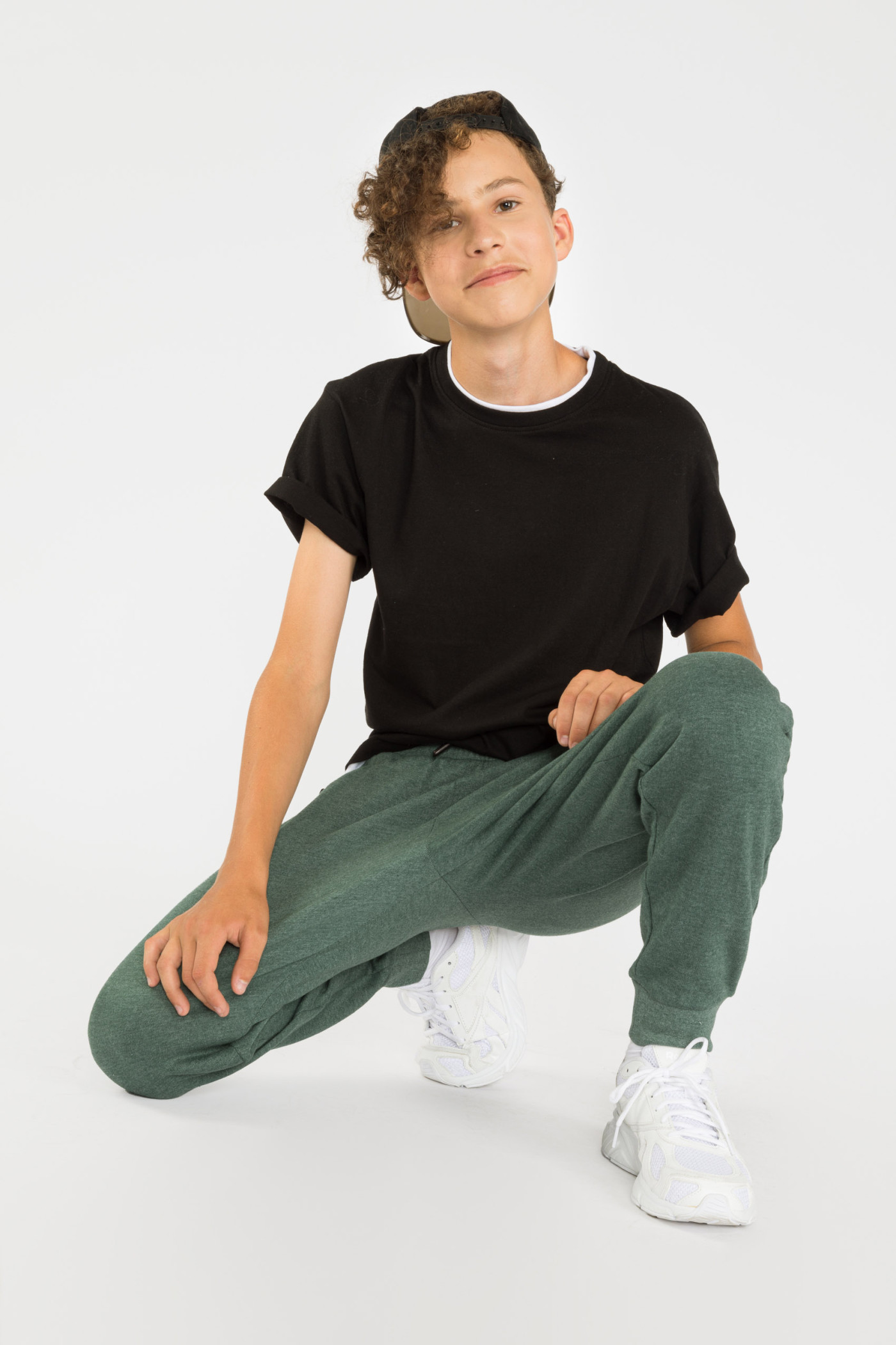 Zielone spodnie dresowe