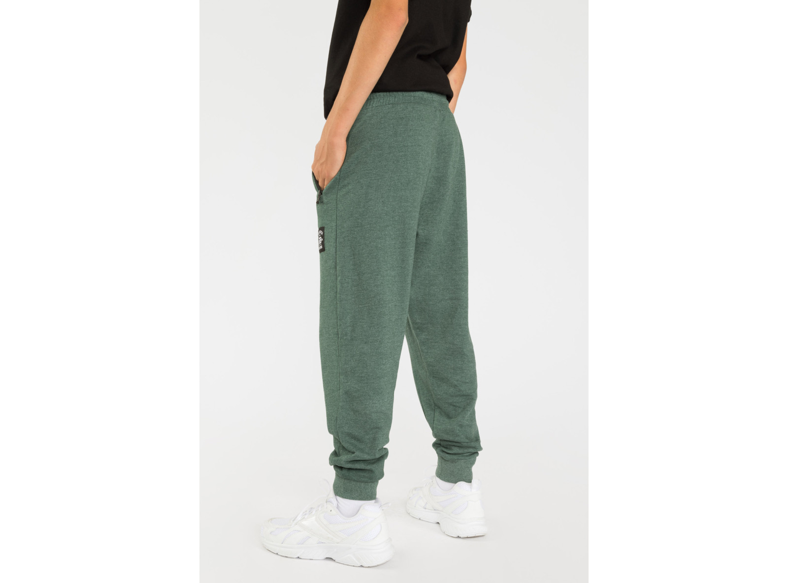 Zielone spodnie dresowe