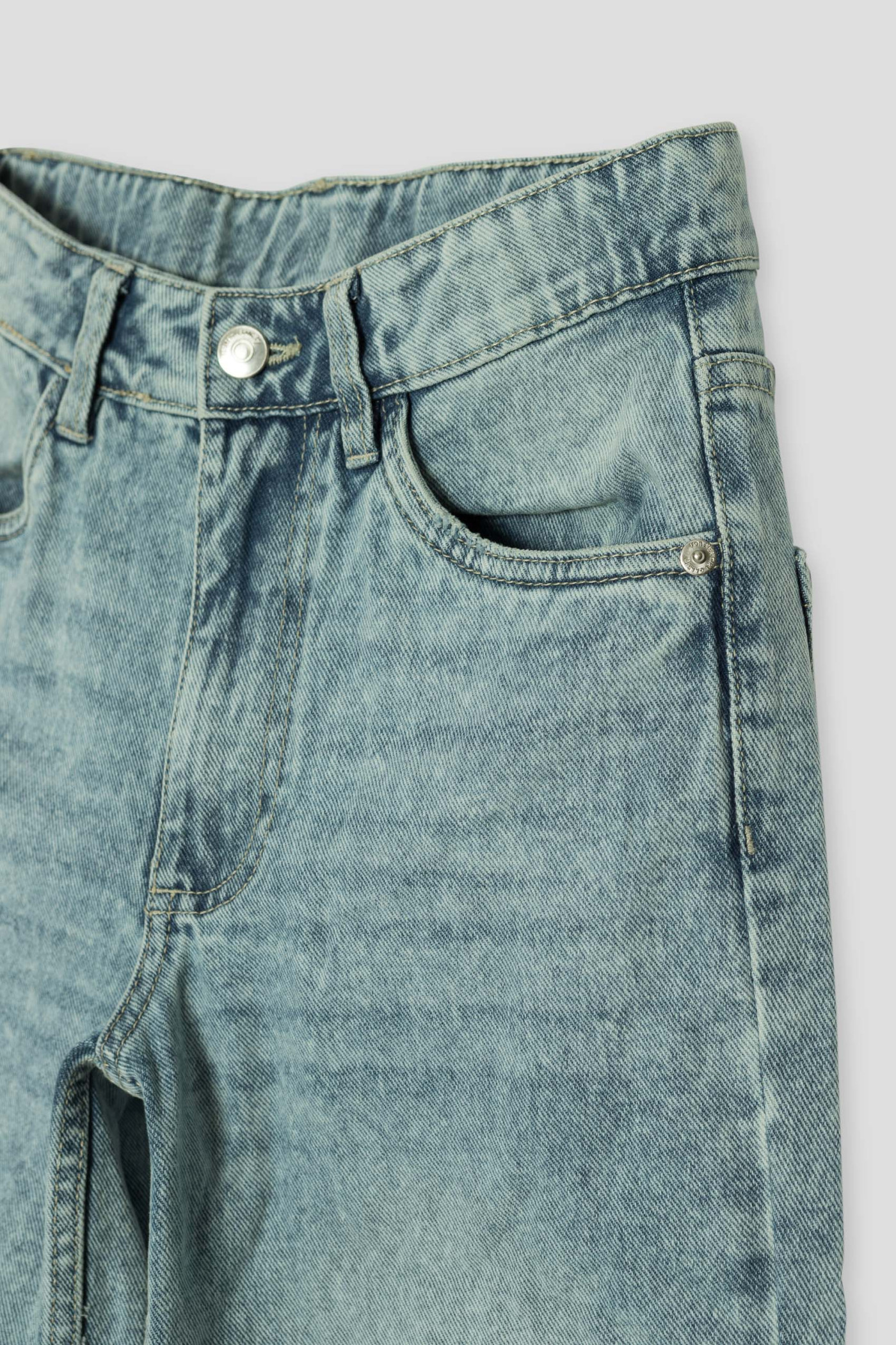 Niebieskie jeansy dziewczęce WIDE LEG | Reporter 