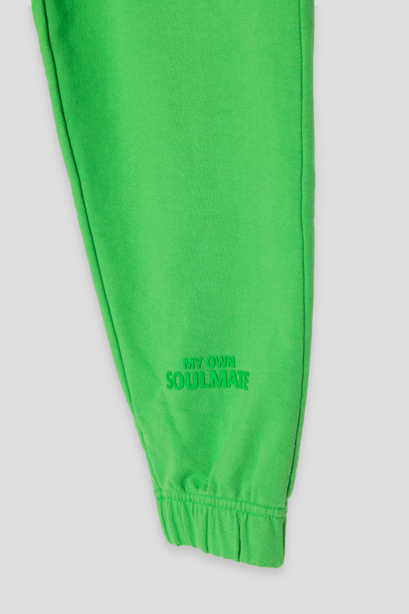 Zielone spodnie dresowe