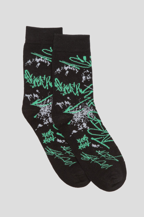 Wzorzyste kolorowe skarpety 3-PAK