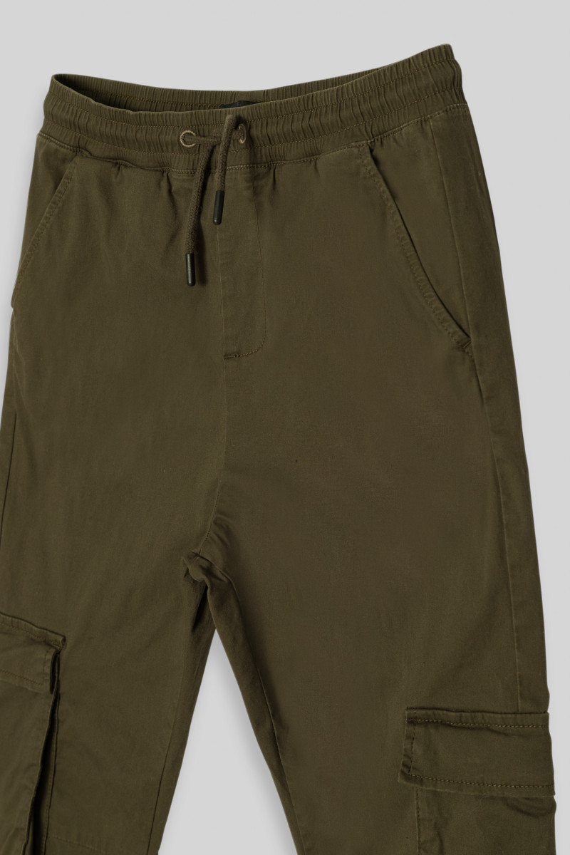 Spodnie cargo koloru khaki