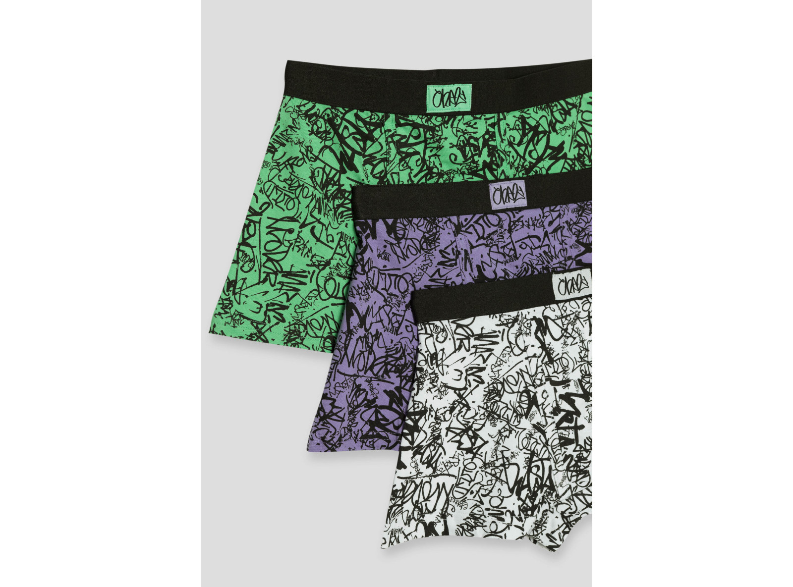 Bokserki z motywem graffiti 3-PAK