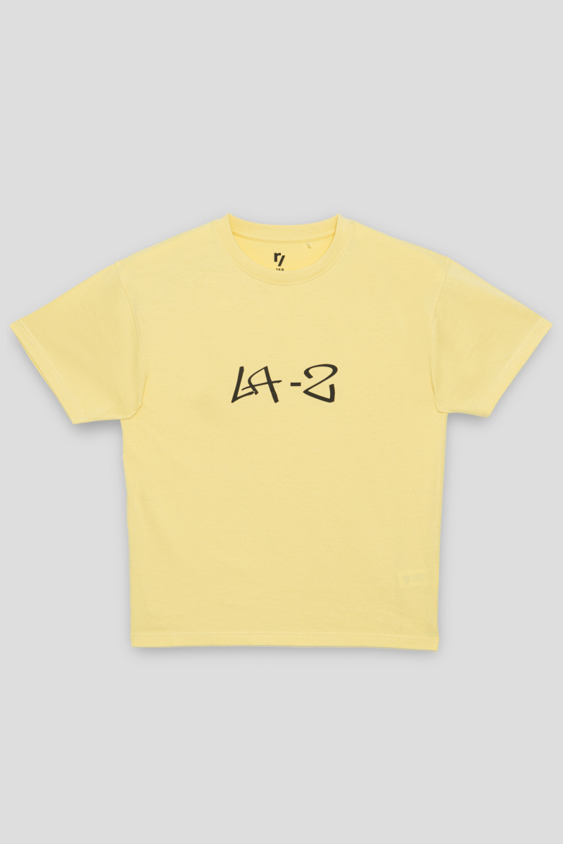 Żółty t-shirt LA