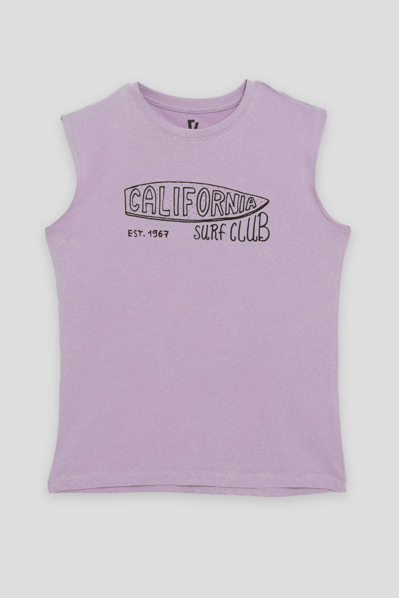 Fioletowy t-shirt bez rękawów CALIFORNIA SURF CLUB