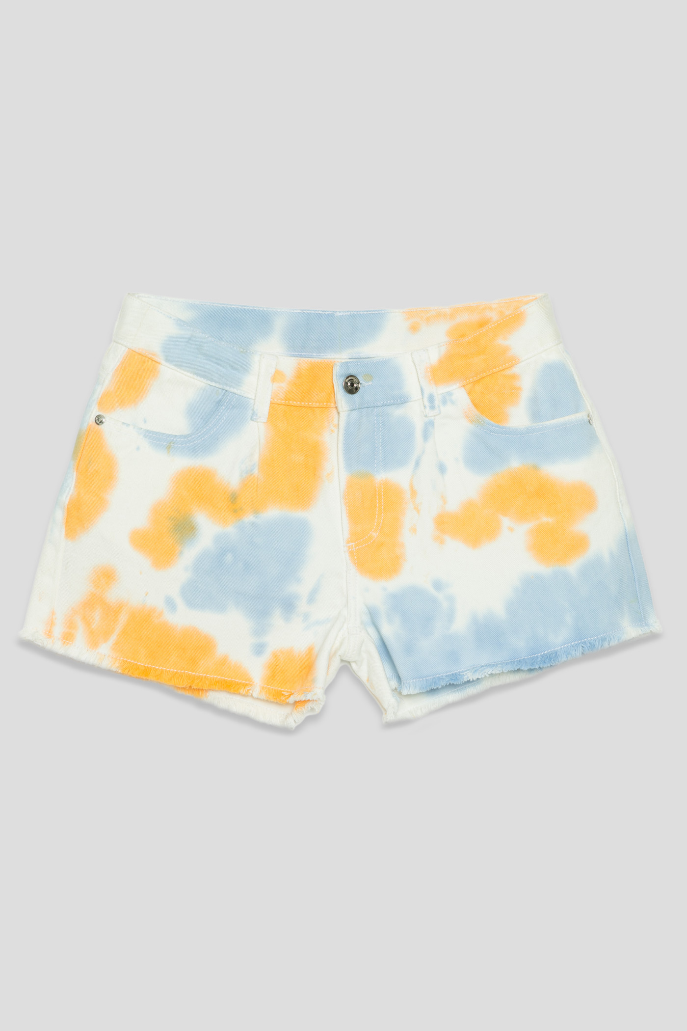 Krótkie jeansowe spodenki TIE DYE