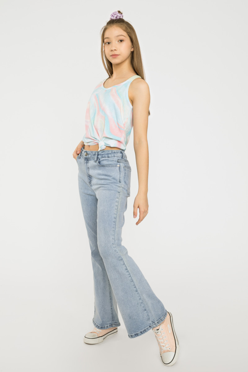 Top na ramiączkach z printem MARSHMALLOW, multikolor