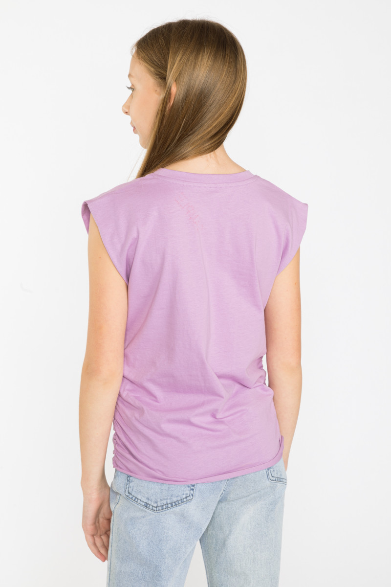 Fioletowy top HELLO SUMER