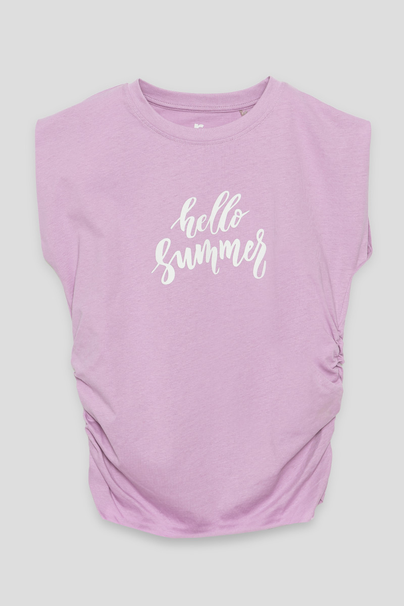 Fioletowy top HELLO SUMER