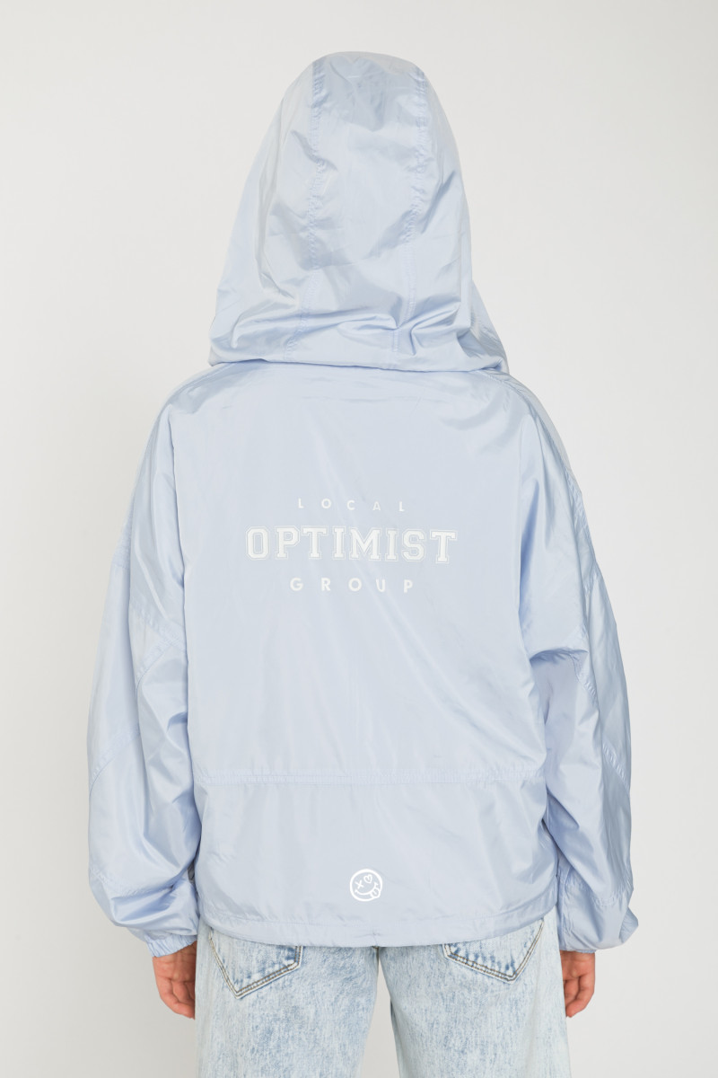 Przejściowa błękitna kurtka dla dziewczyny