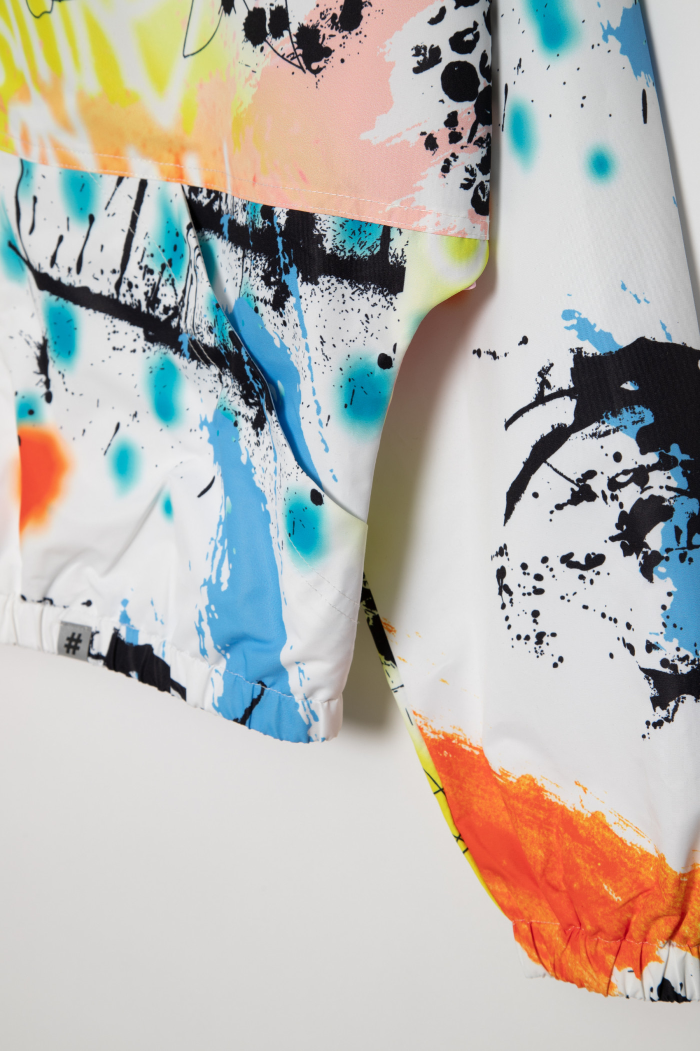 Kolorowa kurtka przejściowa dla dziewczyny