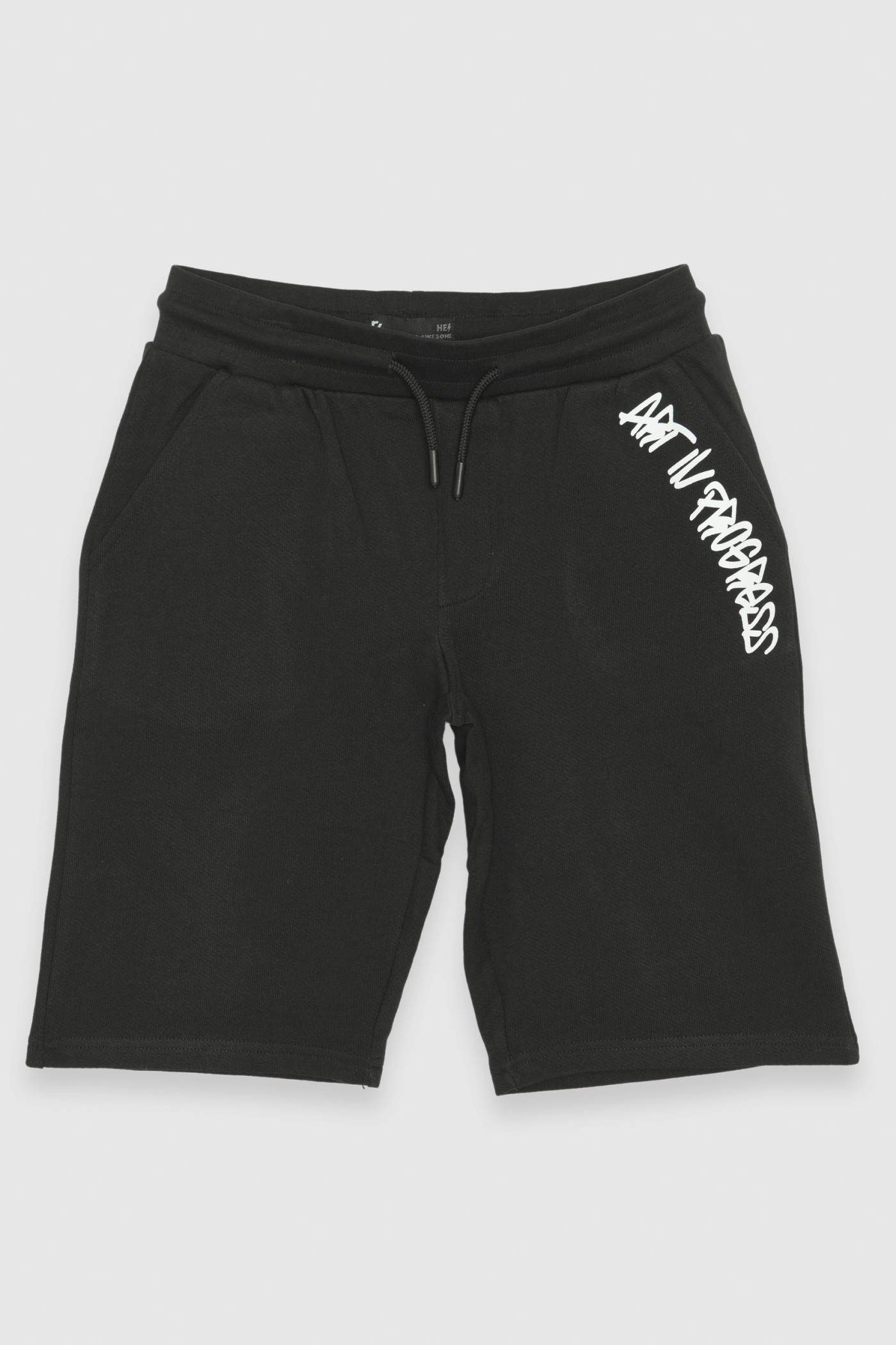 Czarne krótkie spodenki dresowe ART IN PROGRESS