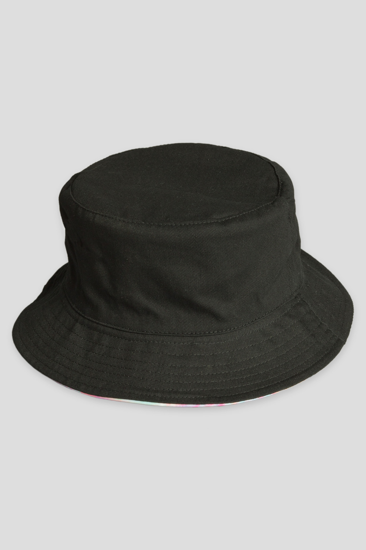 Wielobarwny dwustronny kapelusz typu bucket hat