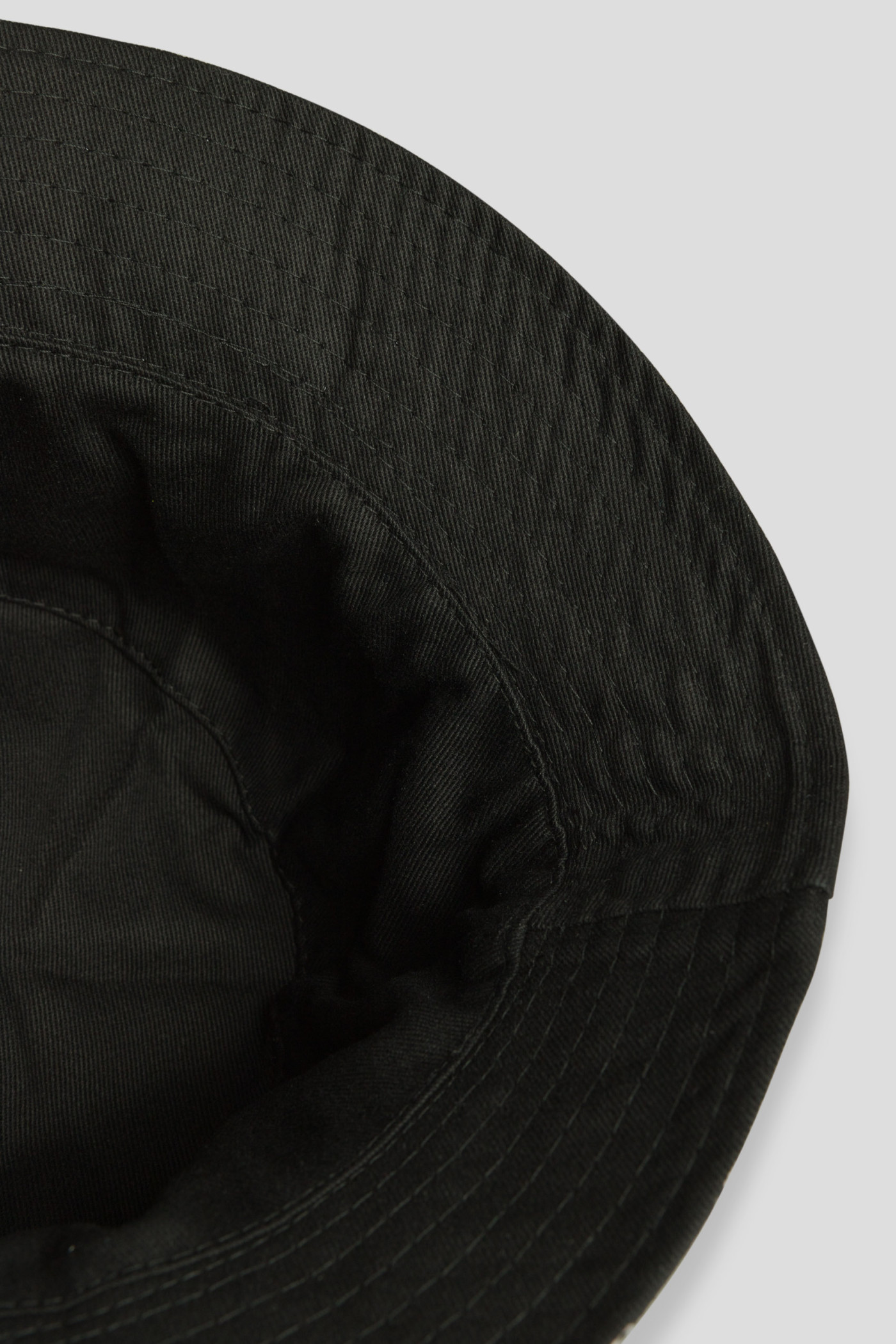 Czarny dwustronny kapelusz typu bucket hat