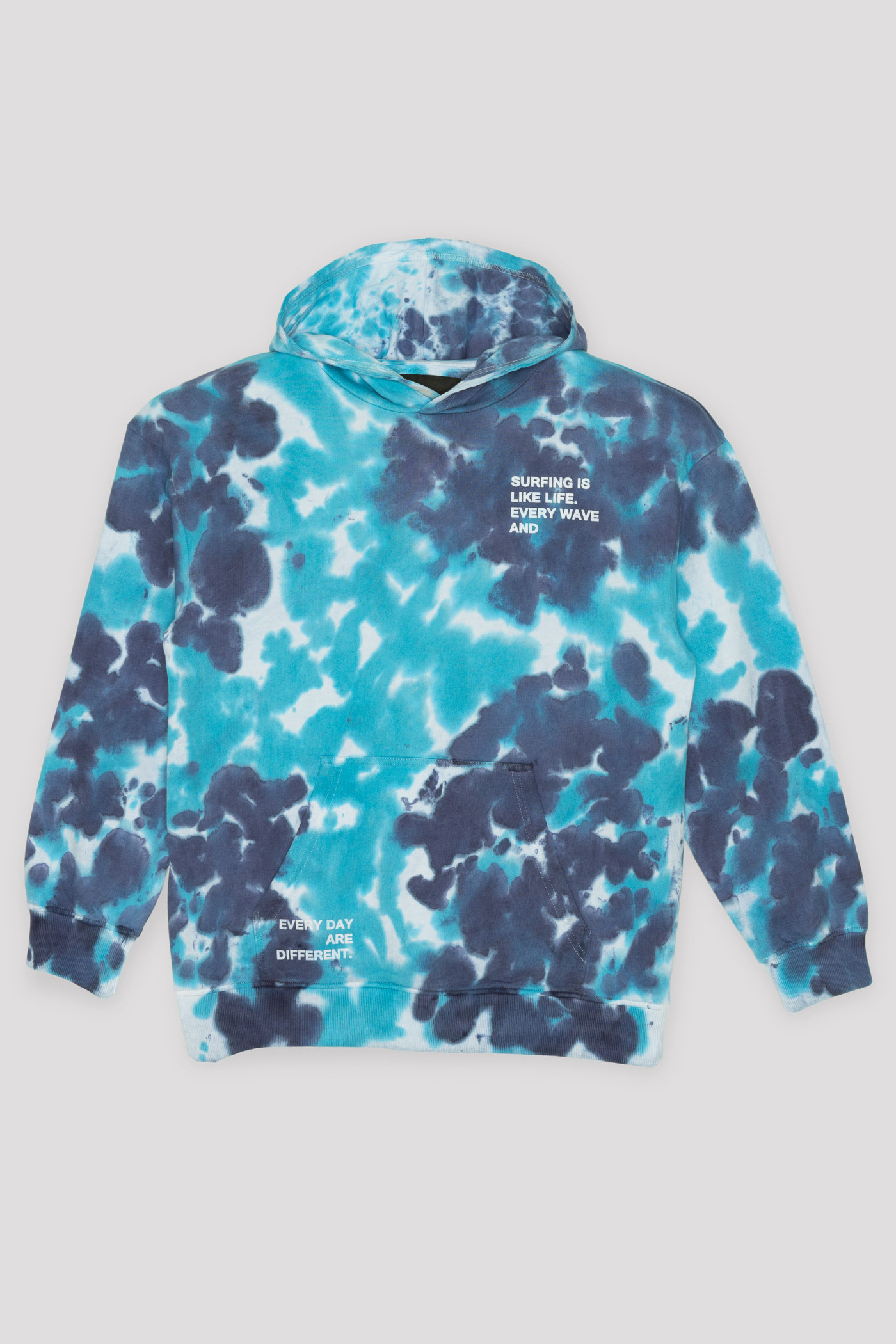 Niebieska bluza dresowa TIE DYE